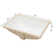 Lofeyo 21" Bathroom Vessel Undermounted Pure White Sink with Overflow, Rectangular