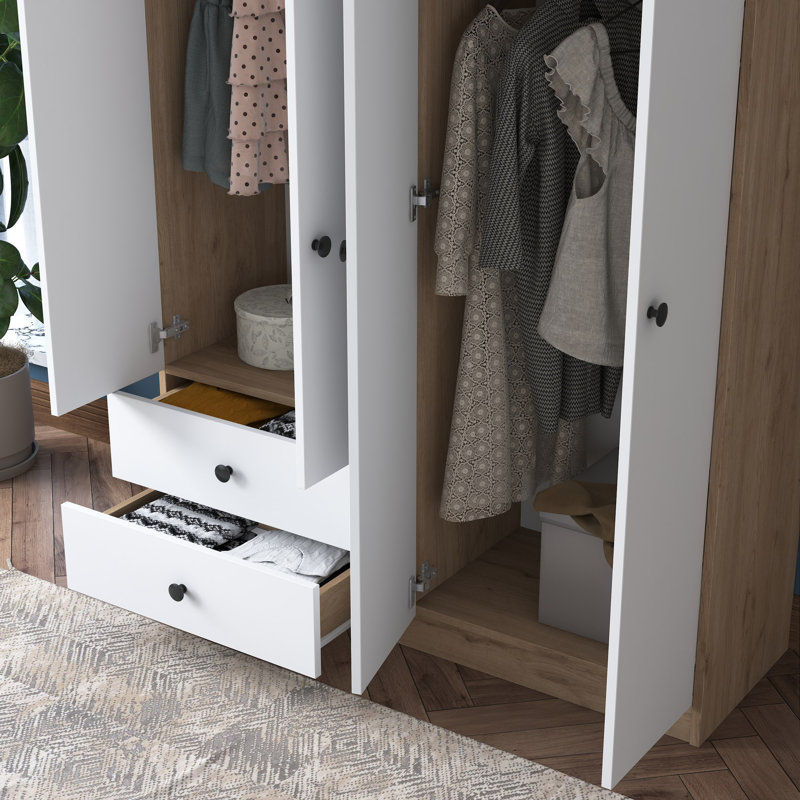 Hedieh 4 Door Wardrobe