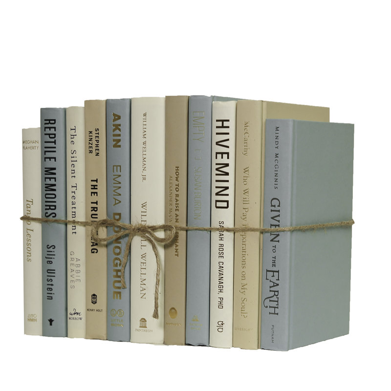 Decorative Books - Sea Glass Book Bundle - 1 Foot of Blue Books