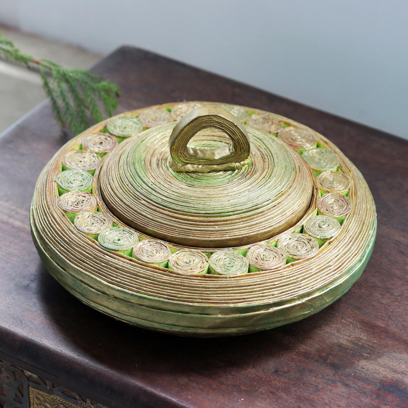 Bayou Breeze Fabric Decorative Basket