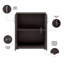 Armoire de rangement pour buanderie avec portes et tablettes Bush Business Furniture-67082138