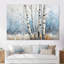 Ensemble de décorations murales White Birch Trees Forest Winter Scenery III - Tree Birch-107761691-107761694