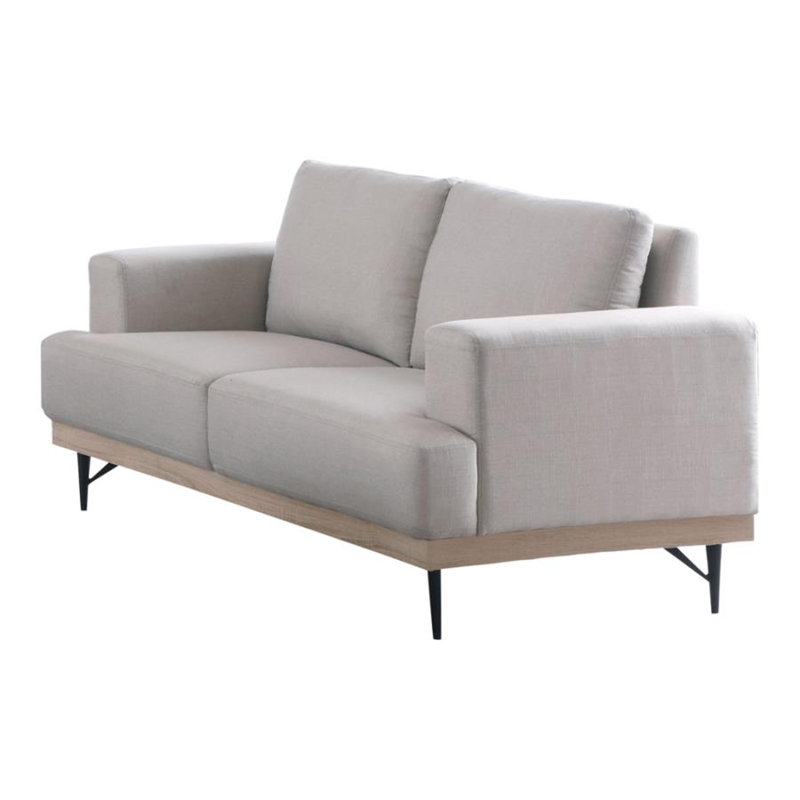 Causeuse 58 po avec coussins réversibles, Beige