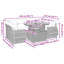 Vidaxl Garden Sofa Set