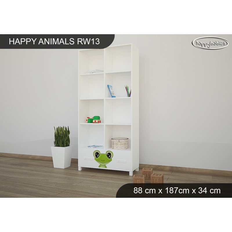 187cm H X 88cm W Animals Kids Cube, White