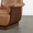 Modern Swivel Accent Chair with Ottoman-Genuine Leather-122566635