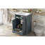 Meuble-lavabo 24 po avec lavabo intégré en céramique, meuble-lavabo à 2 portes, 1 tiroir basculant et meuble-lavabo simple pour salle de bain de petite et moyenne taille, bleu-1523542222