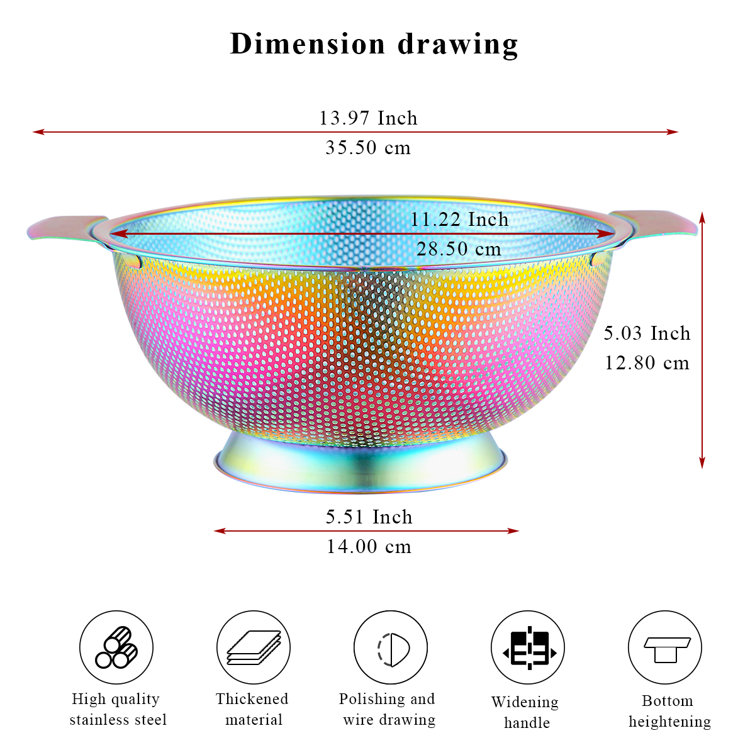 ASA Stainless Steel Colander