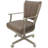 Danyael Metal Dining Caster Chair with Arms-2013632771-2013632770