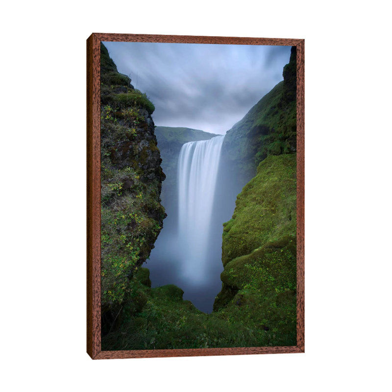 Skoga by Sebastien Del Grosso - Print on Canvas, Classic Brown Wood Framed, 101.6 cm H x 66.04 cm W