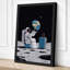 Astronaut on the Moon Modern - Wrapped Canvas-600082872-600082877