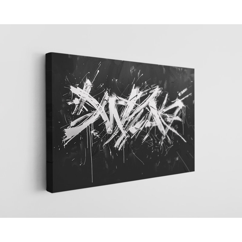 Reproduction d'art de peinture sur toile, style sauvage, graffiti, H 40 po x l 60 po