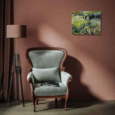 «Lark Manor ™», œuvre d'art sur toile tendue par la galerie Pierre-Auguste de Renoir, "Femme au parasol dans un jardin" 57423