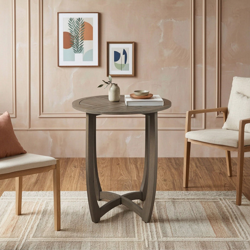 Solid Wood End Table