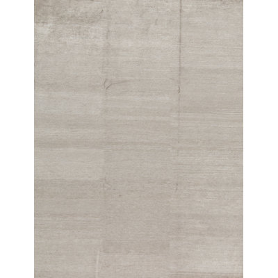 Tapis beige noué à la main de haute qualité