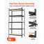 92 cm W Steel Shelving Unit
