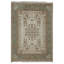 Hand Knotted Wool Area Rug in Ivory And Green