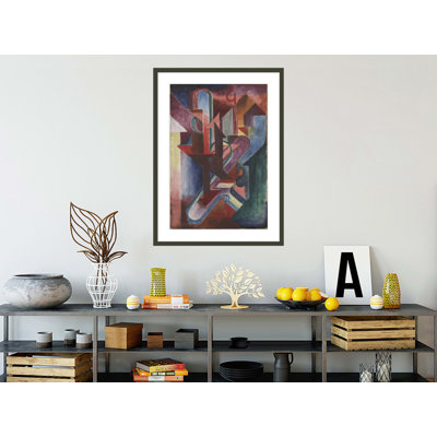 Une autre station (station Andere) par Johannes Molzahn - Reproduction giclée encadrée