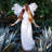 Large Ostrich Feather Wings - White