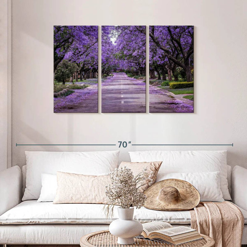 Sirci, rue Jacaranda en fleurs, H 28 po x l 45 po