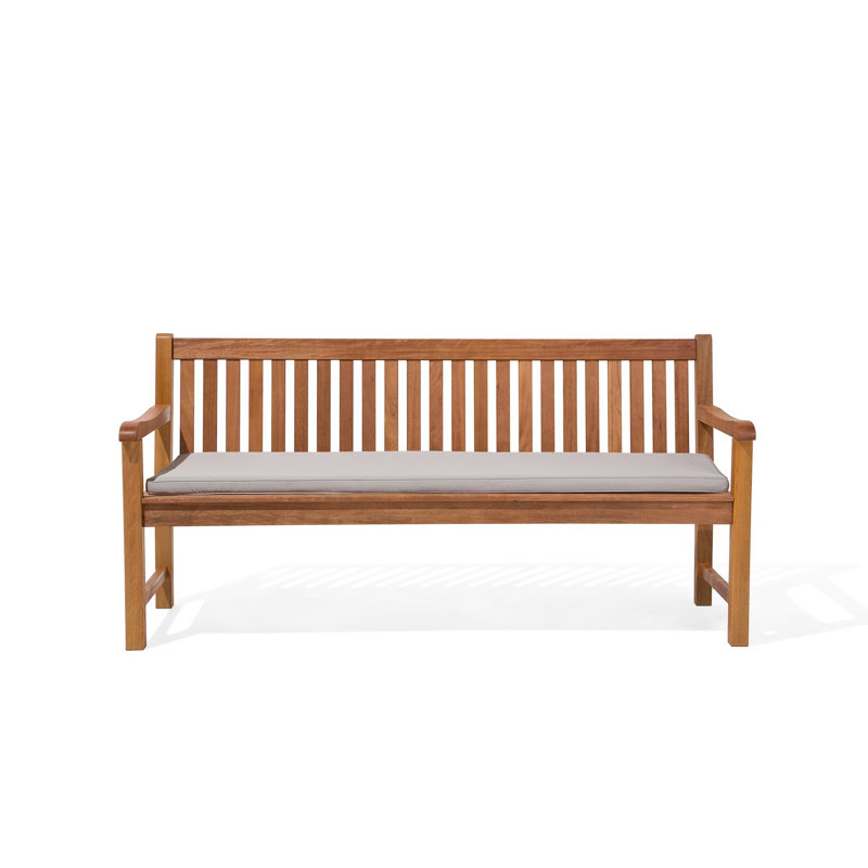 Stuttgart Solid Wood Outdoor Bench, Taupe
