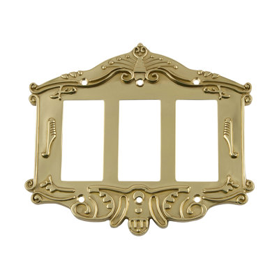 Victorian 3-Gang Rocker Wall Plate