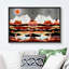 «Red Marble Effect Desert Canyon Abstract Wilderness Illustration Modern Art Rustic Scenic Colorful» sur toile-99446361-99446360