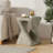 Wood-Like Texture MGO Twist Shape Side Table-579227083