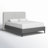 Behzat Upholstered Panel Bed-87327957