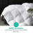  All Season Baffle Box Down Feather Medium Warmth Comforter Duvet Insert, California King-564180522