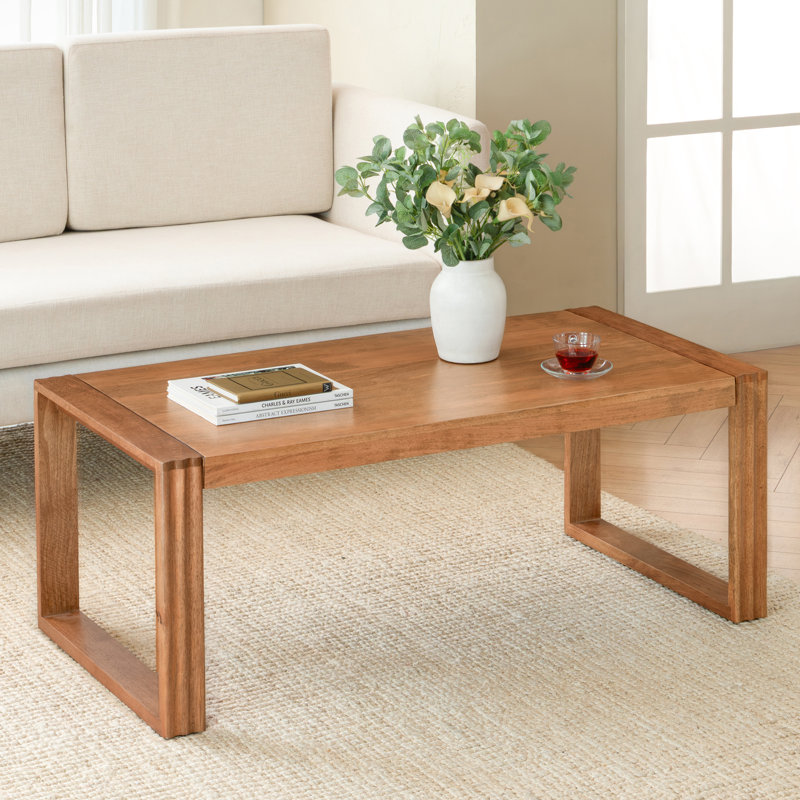 Table basse Douglaston, Ton moyen miel