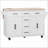 56.5" Rolling Kitchen Cart with Drop Leaf, Power Outlet, and Ample Storage for Modern and Rustic Kitchens-851518252