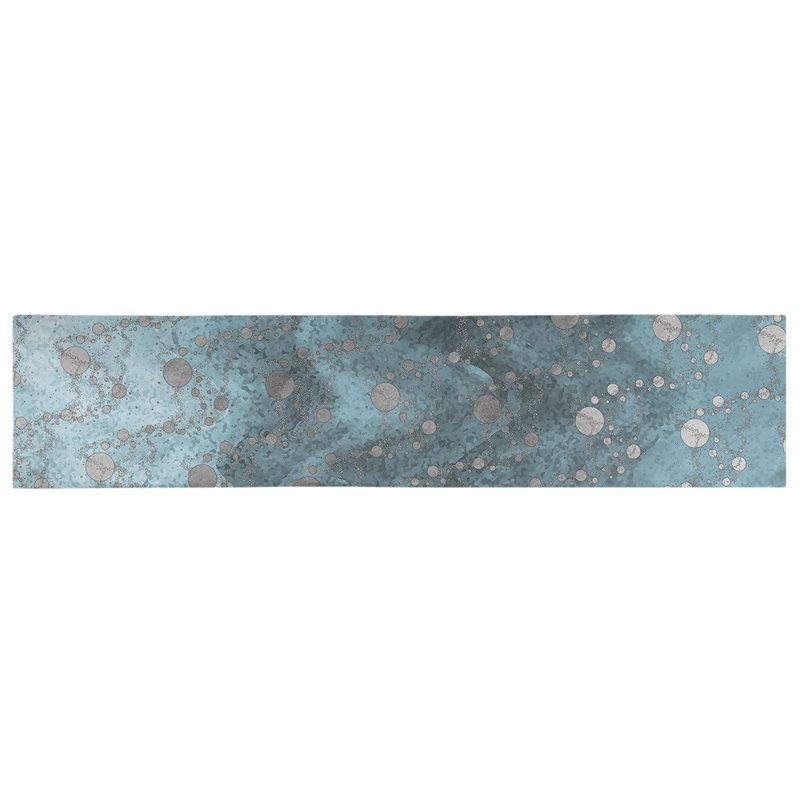 Avicia Table Runner, 90" x 16", Teal