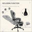Fauteuil de bureau pivotant à dossier haut en tissu Linen Feel