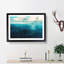 Boat Out To Sea Painting - Single Picture Frame Print on MDF-56632704-56632706