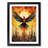Phoenix Geometric - Single Picture Frame Print on Wood-94183748-94183747
