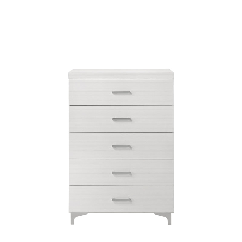 Commode 5 tiroirs avec pieds en métal