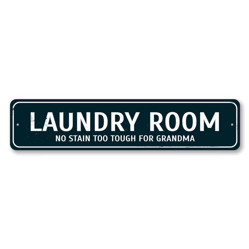 Plaque en aluminium No Stain Too Tough, H 6 po x l 24 po x P 0,063 po