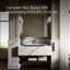Iron Plains Capsule Vessel/Drop-In/Under-Mount Bathroom Sink with Iron Gate Painted Underside