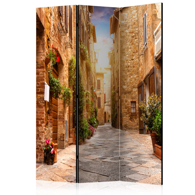 Lahjar Solid Wood Folding Room Divider, 3