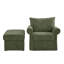 Chaise d'appoint rembourrée avec repose-pieds-947080793