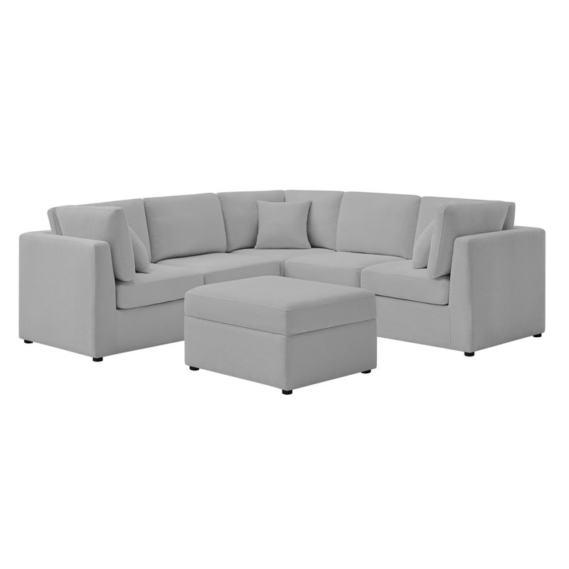 Chauncy 6-PC Sectional - Gray