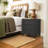 Allysyn Modern 3 Drawer Nightstand-198112281