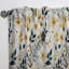 Literie florale blanche et beige minimaliste I - Panneaux de rideaux floraux-95458371