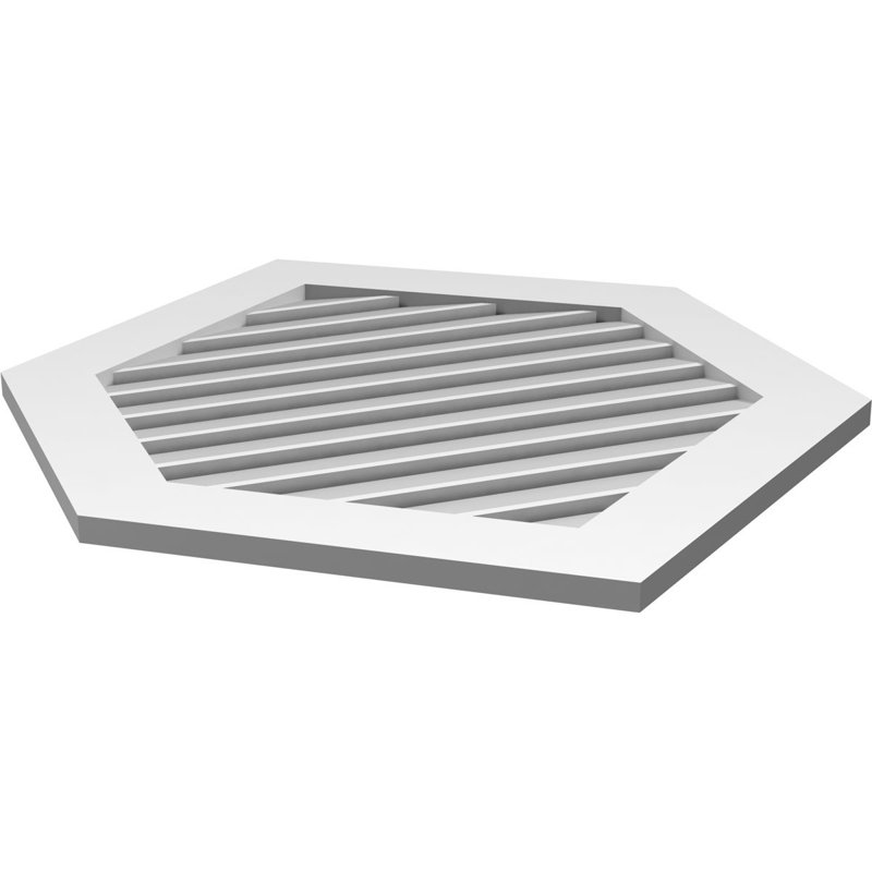 Pente verticale verticale en uréthane 9 pi, H 1 po x l 30 po x L 38 po