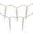 Icicle String Christmas Light Set - Warm White - 4.5' Clear Wire - 10Ct