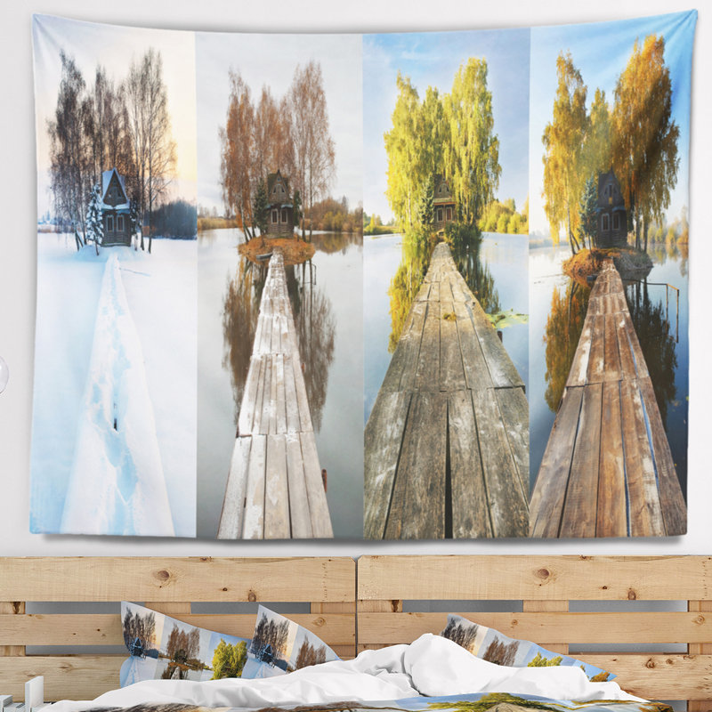 Polyester Tapestry, 50" H x 60" W