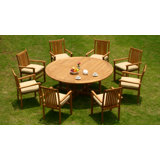 Jakobe Outdoor 7 - Piece Teak Dining Set