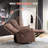 Ergonomic Swivel Recliners, Metal Frame Modern Lounge For Home
