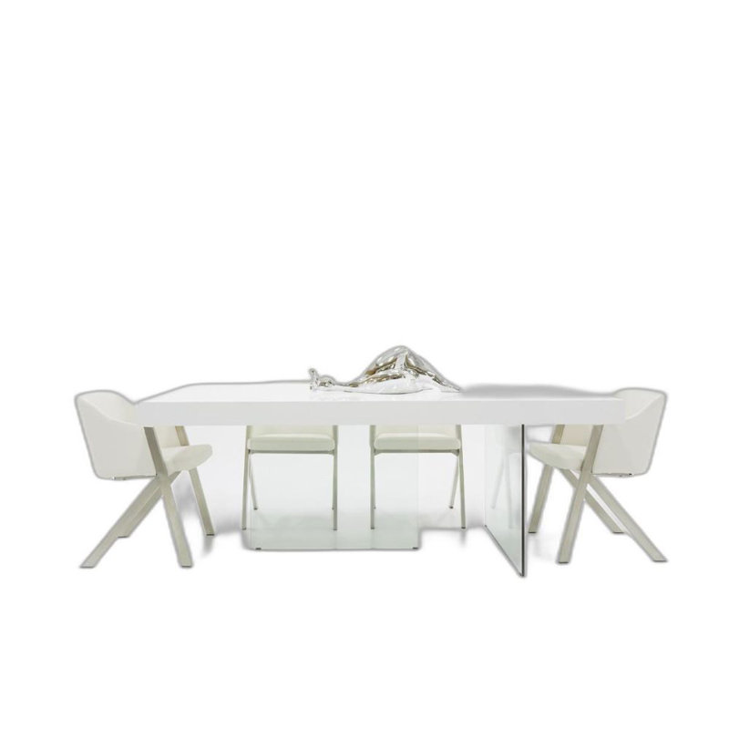 Table de salle à manger à tréteaux Kyd